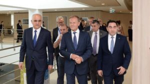 Baku Port welcomes European Council President