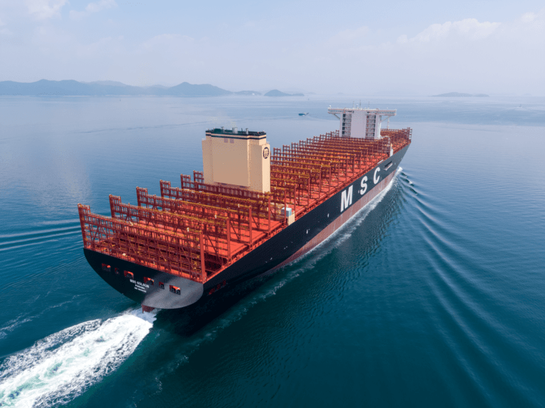 MSC's giant vessel gains fire safety notations - Container News