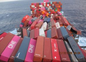 container ship collapse