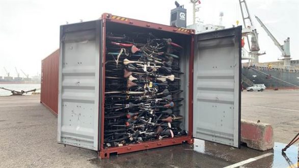 Bicycle components cause container fire on CNC Line ship - Container News