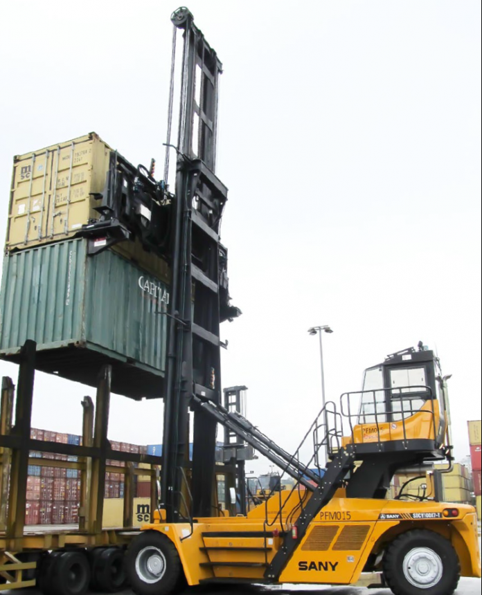 Sany-Twin-Pick-Empty-Handler