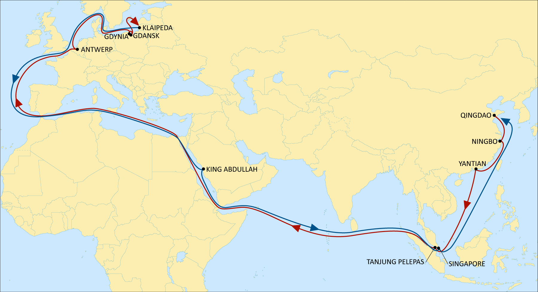 MSC s Swan Service Reinstated To North Europe And Poland Container News