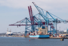 Maersk lowers heavy load threshold for Germany and Poland Maersk Laura at the Port of Gothenburg