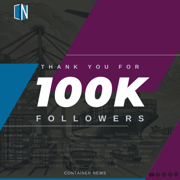 Black Modern Gym Thank You 100K Followers Instagram Post