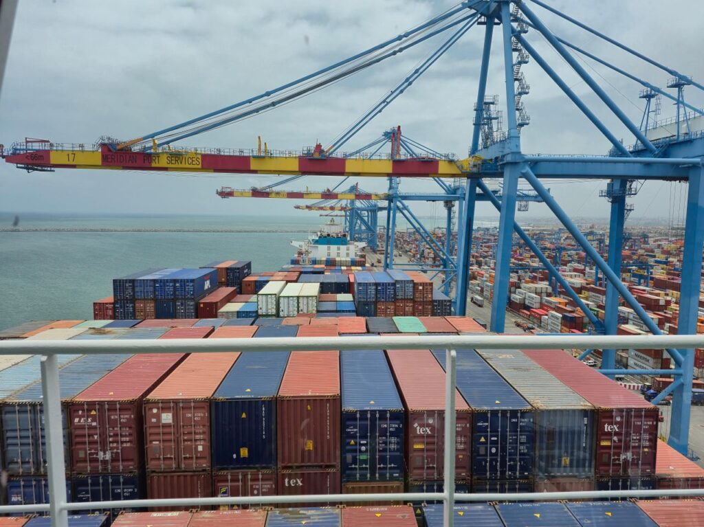 Largest CMA CGM container ship ever visits Tema - Container News