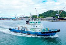 TSUNEISHI delivers Japan’s first hydrogen dual-fuel tugboat