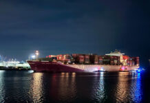 ONE Henry Hudson docks as investigation continues