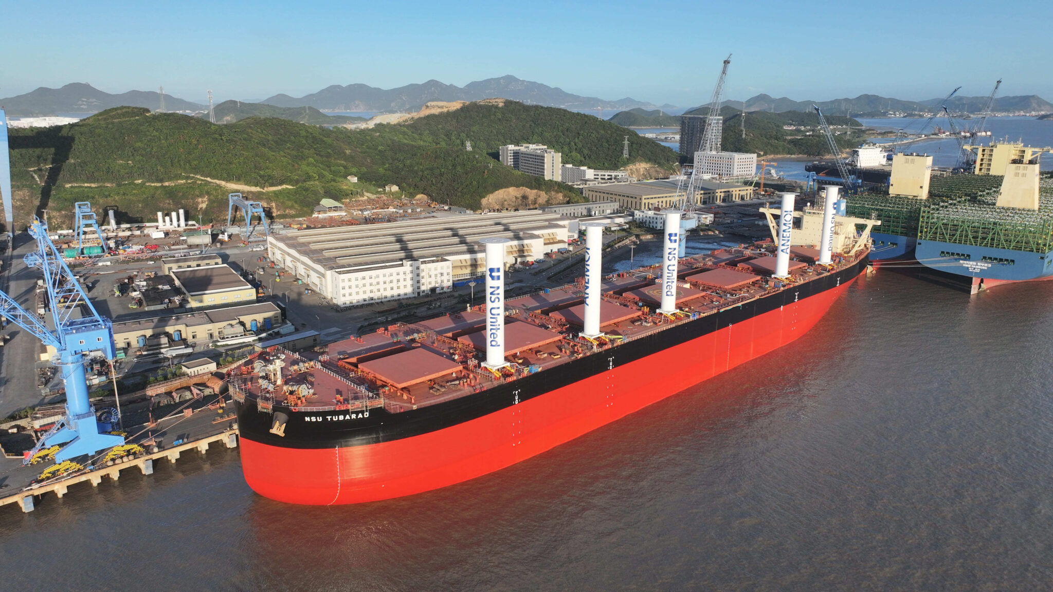 Anemoi installs Rotor Sails on NSU bulk carrier - Container News