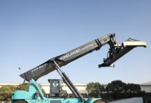 Konecranes unveils new electric reach stacker