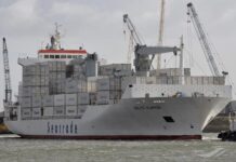 Cleanup starts after banana containers wash ashore