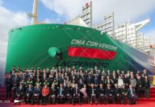 CMA CGM welcomes new LNG dual-fuel vessel