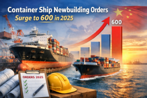 Container Ship Newbuilding Orders Surge to 600 in 2025