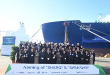 K LINE announces naming of new LNG carriers