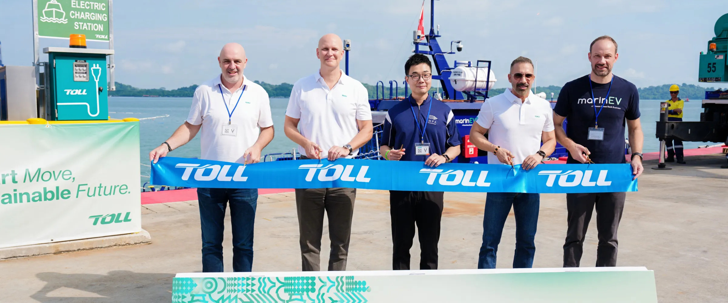 Toll Group launches Singapore’s first electric decarbonisation hub ...