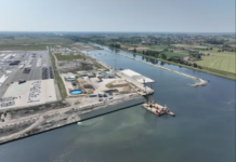 New use for the construction dock in Zeebrugge