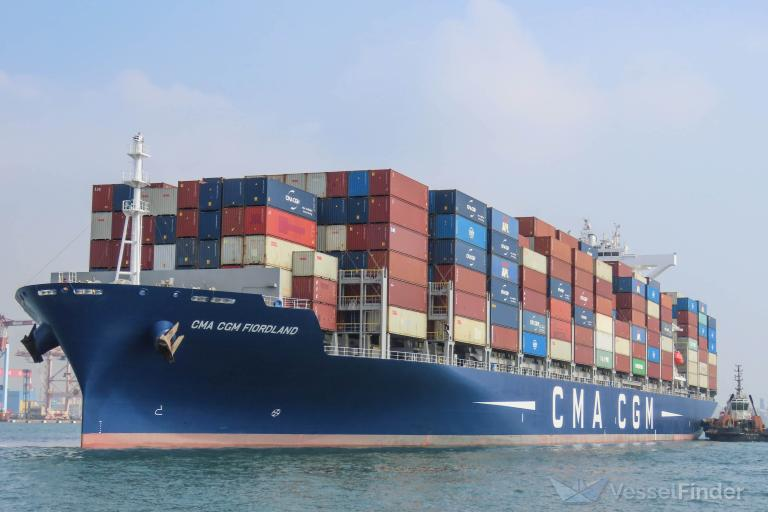 CMA CGM Fiordland becomes first large container ship to call at Puerto Antioquia