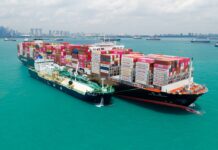 Yang Ming deploys LNG dual-fuel fleet with successful Singapore bunkering Yang Ming LNG