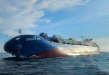 Container ship sinks off Phuket