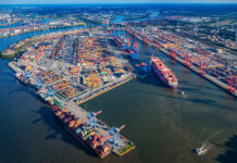 HHLA revenue and EBIT rise in 2025 HHLA / Martin Elsen Container handling at Container Terminal Burchardkai in Hamburg