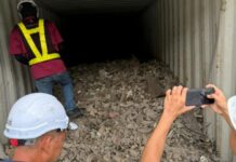 Multiple attempts made to sneak electronic waste into Port Klang Photo of seized container—Source Malaysian Border Control and Protection Agency