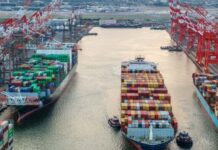 Port of NY–NJ ends 2025 as second-busiest for loaded containers Vessel departing Port Newark Container Terminal