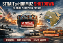 Iran closes Strait of Hormuz: Carriers abandon Red Sea Iran closes Strait of Hormuz