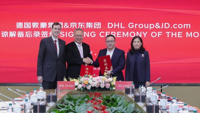 DHL Group and JD.com sign MoU