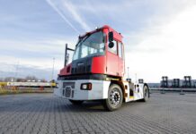 Kalmar launches TT7 terminal tractor for Europe Kalmar TT7 series terminal tractor