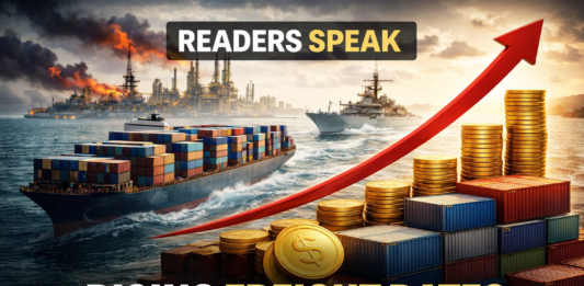 Readers Speak: Freight rates lead impact of Middle East tensions