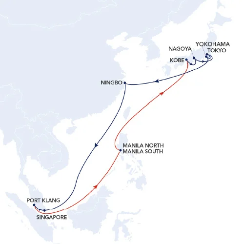 Port Rotation JPX service
