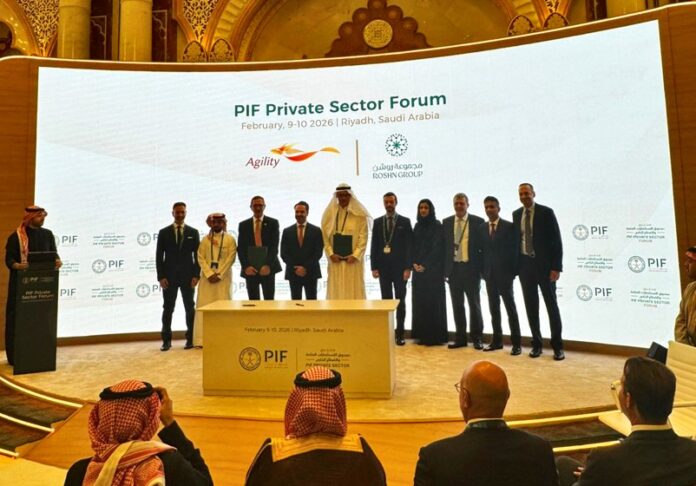 ROSHN Group and Agility Logistics Parks have formed a 50:50 joint venture to develop a major Grade A logistics park in Jeddah.