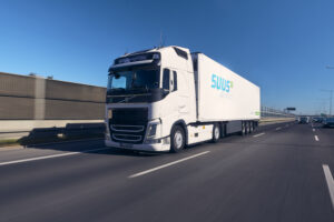 A Rohlig SUUS Logistics truck on the road