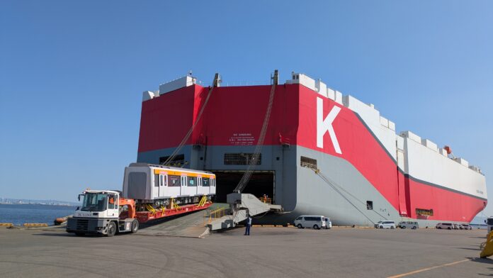 Cargo handling in progress