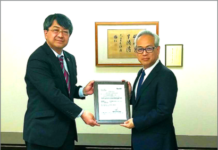 ClassNK approves corrosion-resistant cable for offshore wind use Left: Hiroyuki Mori, Representative Director, KOBELCO WIRE COMPANY, LTD. Right: Masaki Matsunaga, Executive Vice President, ClassNK