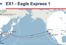 CMA CGM upgrades Eagle Express 1 Japan–US West Coast Service CMA CGM Eagle Express 1 (EX1) service