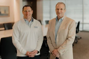 Photo Caption (L to R): Vince Kuchar, President, RMC Global, and David Wechsler, President and CEO, ABS Group