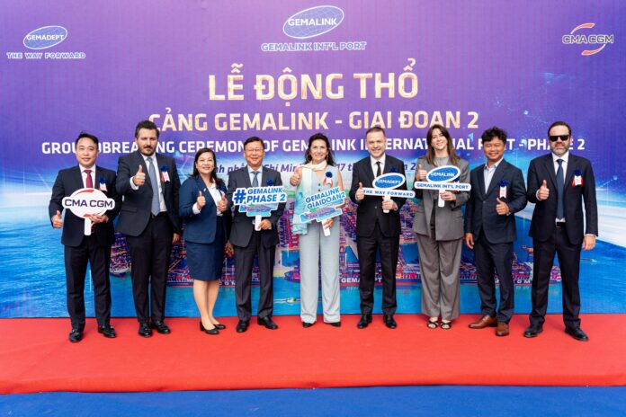The CMA CGM Group and Gemadept have launched Phase 2 of the Gemalink container terminal in Cai Mep, southern Vietnam.
