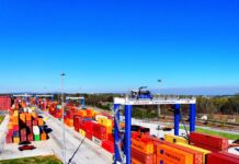 Inland Port Greer drives growth in Southeast intermodal logistics Inland Port Greer regularly serves more than 150 customers throughout the Southeast, with strong export demand helping to balance the flow for ocean carriers calling the Port of Charleston. (Photo/Matthew Peacock)