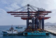 Noatum Ports receives cranes for Safaga terminal ahead of launch Noatum Ports Safaga crane