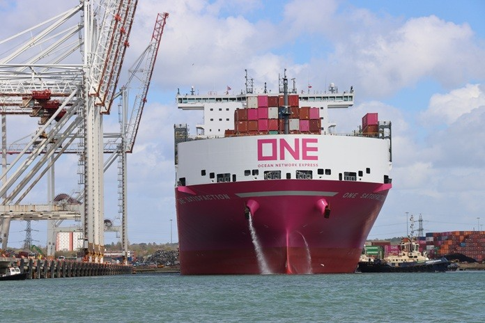 Ocean Network Express has announced the deployment of its new container ship, the M/V ONE Satisfaction, on its Transatlantic AT1 service.