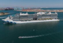 Star Princess makes West Coast debut at Port of Los Angeles The Star Princess makes its inaugural visit to the Port of Los Angeles.