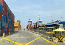 Circle and Setramar launch digital logistics project in Ravenna terminal with containers trucks and cranes
