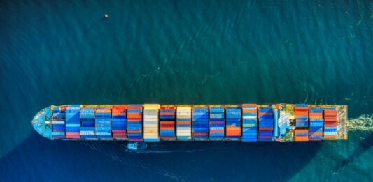 A container vessel operating at Khor Fakkan Port in the United Arab Emirates has reported an incident involving multiple projectile.