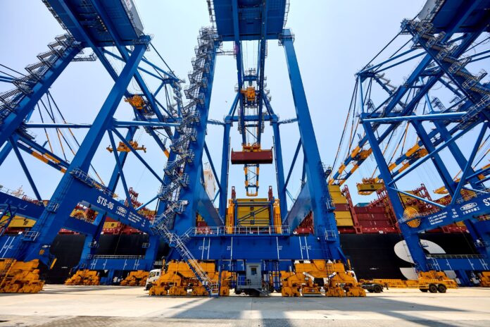 Waterside automation solution to support container terminals in their transition toward autonomous operations. Image credit: ABB Waterside automation solution to support container terminals in their transition toward autonomous operations. Image credit: ABB