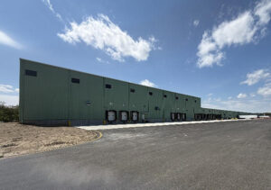 Exterior view of warehouse