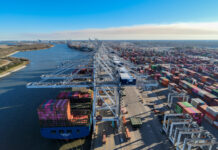 Savannah container volumes decline 2.5% through April he Port of Savannah handled 4.7 million TEU fiscal year to date (July 1, 2025 – April 30, 2026). (Georgia Ports)