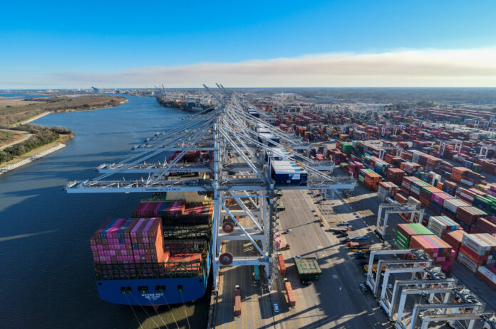he Port of Savannah handled 4.7 million TEU fiscal year to date (July 1, 2025 – April 30, 2026). (Georgia Ports)