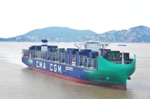 CMA CGM NOTRE DAME begins operations on Asia-Europe route