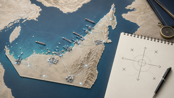 The Hormuz crisis has forced the UAE into an unwanted strategic reckoning as built on commercial neutrality now finds its ports in Iran's targeting geometry