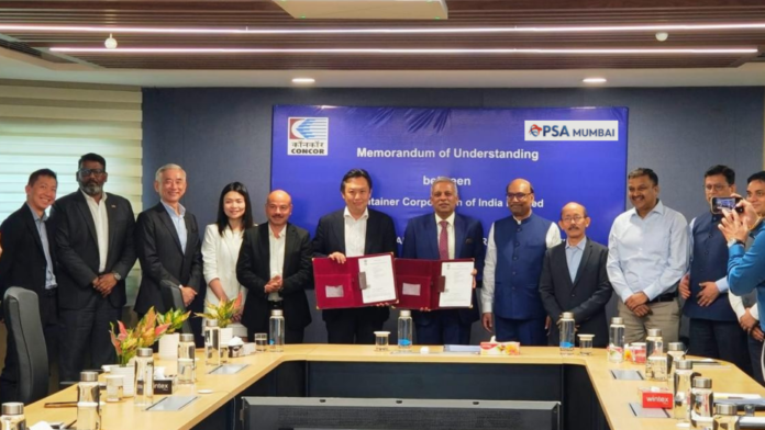 PSA Mumbai boosts DFC rail connectivity with CONCOR partnership PSA Mumbai boosts DFC rail connectivity with CONCOR partnership